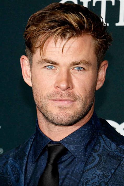 chris hemsworth haircut|More.